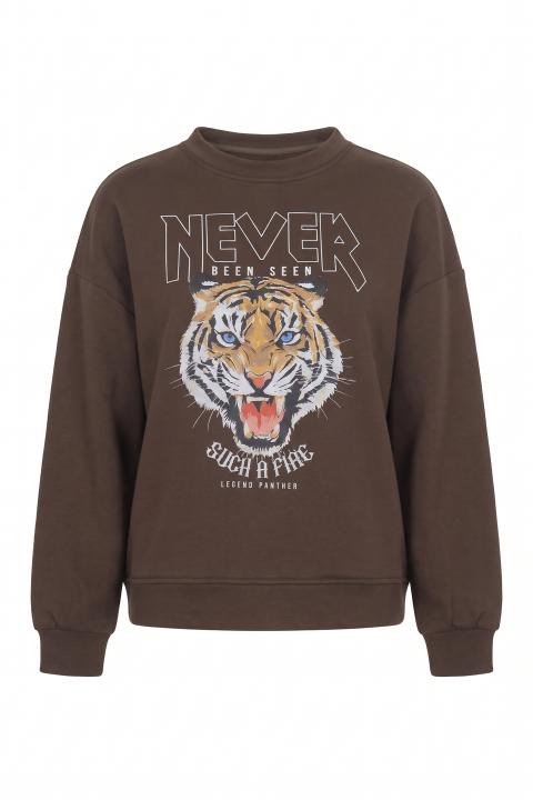 Felpa stampa Never moro - Autunno - Inverno 2027 | Brend