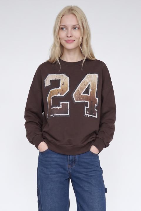 Felpa stampa Never moro - Autunno - Inverno 2027 | Brend