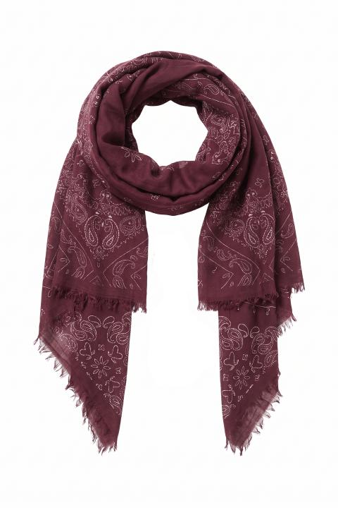 Foulard bamboo paisley burgundy - Autunno - Inverno 2027 | Brend