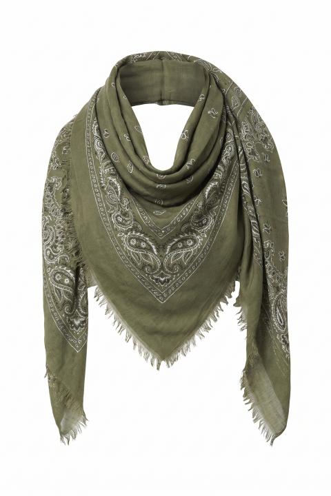 Foulard bamboo paisley oliva - Autunno - Inverno 2027 | Brend