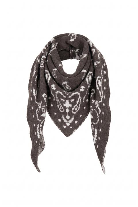 Bandana mano lana fantasia grey - Autunno - Inverno 2027 | Brend
