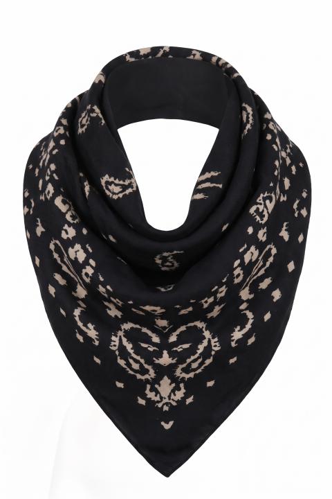 Bandana mano lana fantasia taupe/black - Autunno - Inverno 2027 | Brend