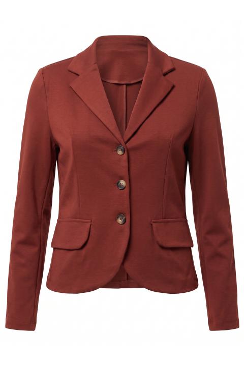 Giacca 3 bottoni punto Milano coccio - Autunno - Inverno 2027 | Brend