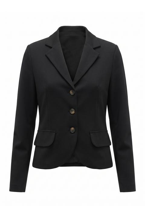Giacca 3 bottoni punto Milano nero - Autunno - Inverno 2027 | Brend
