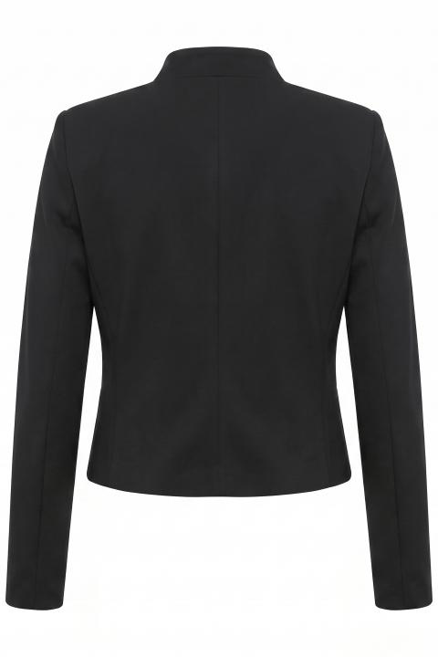 Giacca corta collo imbuto nero - Autunno - Inverno 2027 | Brend