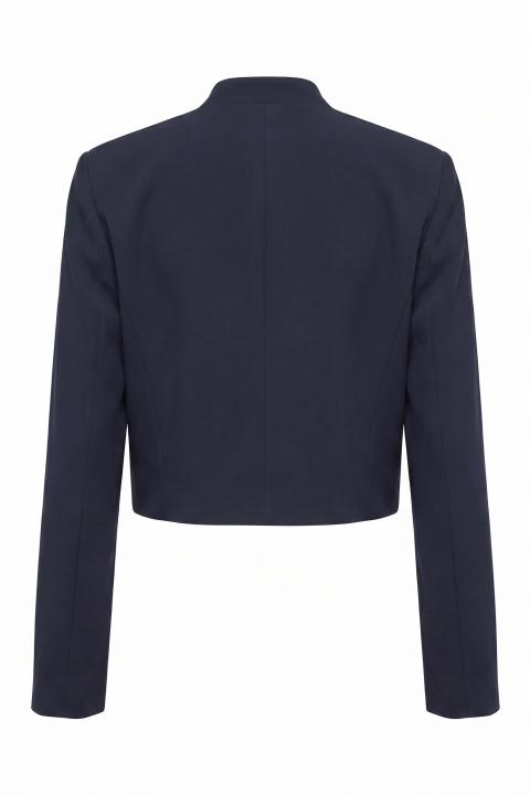Giacca coreana bottoni cupola blu - Autunno - Inverno 2027 | Brend