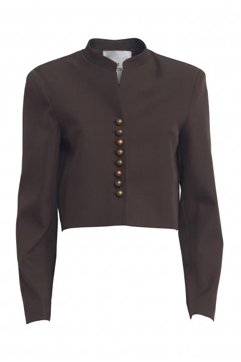 Giacca coreana bottoni cupola moro - Autunno - Inverno 2027 | Brend