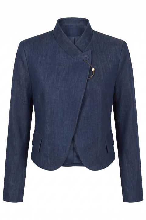 Giacca collo imbuto denim - Autunno - Inverno 2027 | Brend