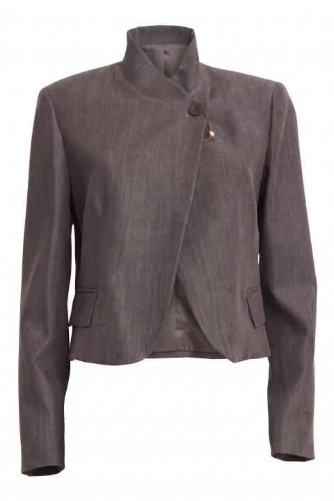 Giacca collo imbuto fango - Autunno - Inverno 2027 | Brend