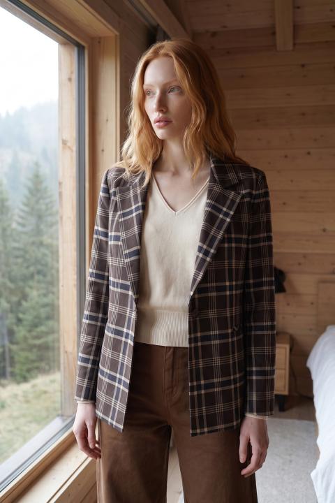 Blazer check check moro - Autunno - Inverno 2027 | Brend