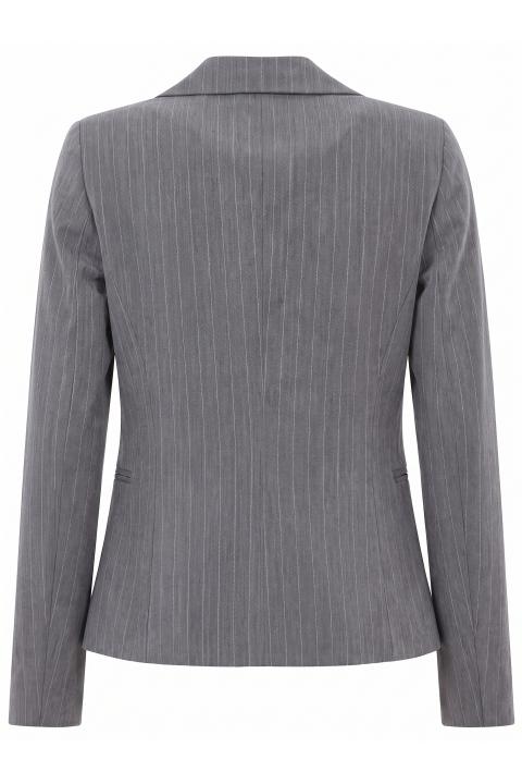 Giacca slim 1 bottone gessato grigio - Autunno - Inverno 2027 | Brend
