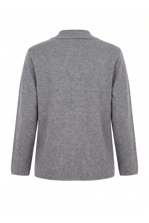Giacca pattine 3 bottoni grigio - Autunno - Inverno 2027 | Brend