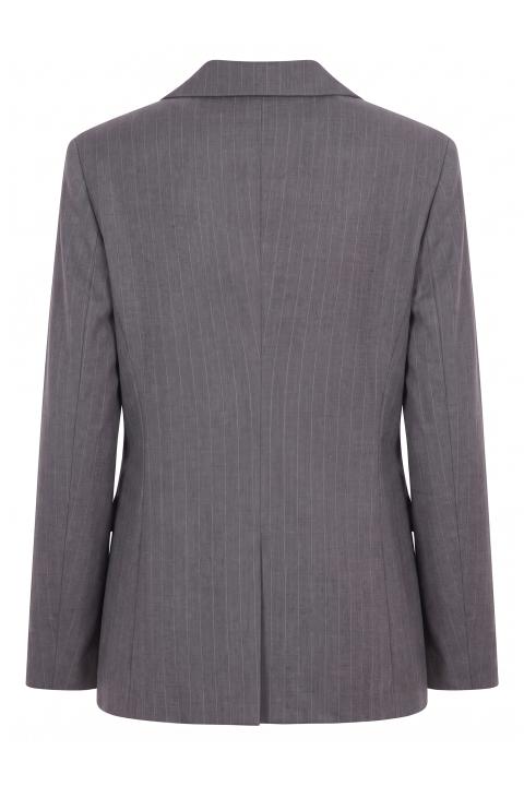 Giacca 2 bottoni gessato grigio - Autunno - Inverno 2027 | Brend