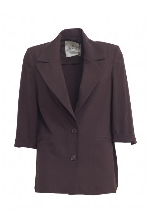Giacca manica 3/4 risvolto moro - Autunno - Inverno 2027 | Brend