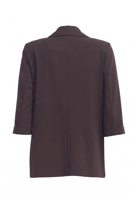 Giacca manica 3/4 risvolto moro - Autunno - Inverno 2027 | Brend