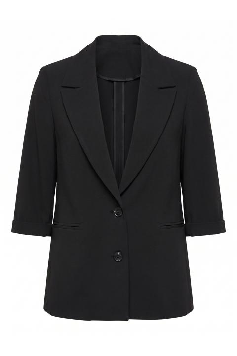 Giacca manica 3/4 risvolto nero - Autunno - Inverno 2027 | Brend