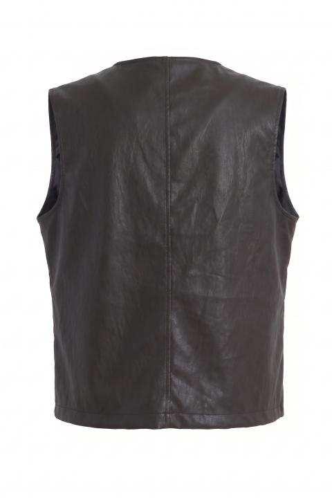 Gilet effetto pelle moro - Autunno - Inverno 2027 | Brend