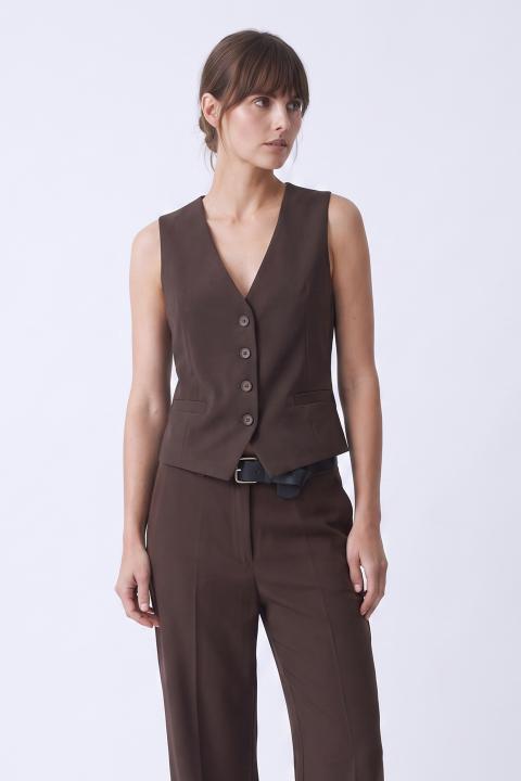 Gilet tasche filetto moro - Autunno - Inverno 2027 | Brend