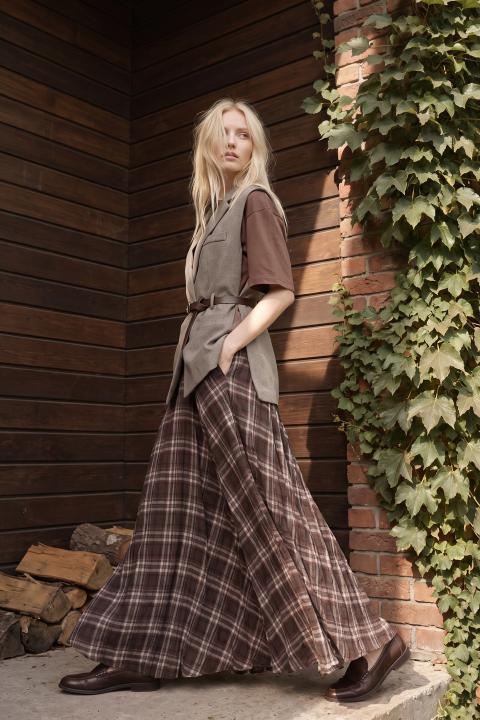 Gilet con cintura beige - Autunno - Inverno 2027 | Brend