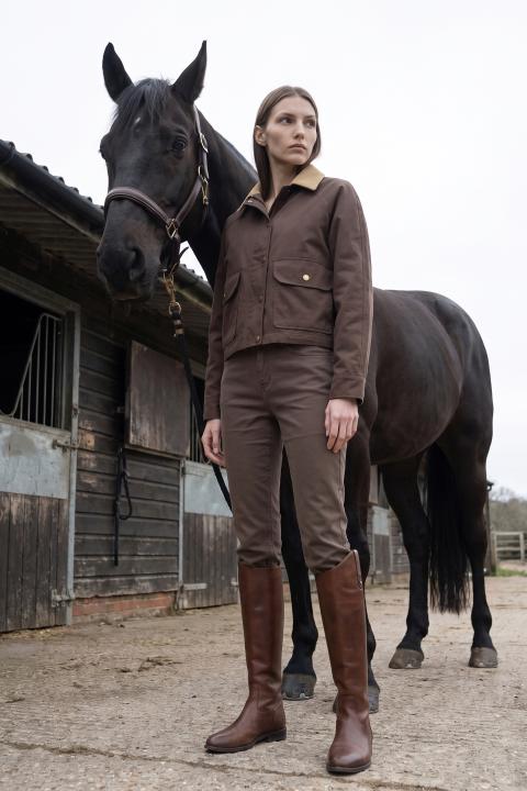 Giubbotto corto colletto velluto moro - Autunno - Inverno 2027 | Brend