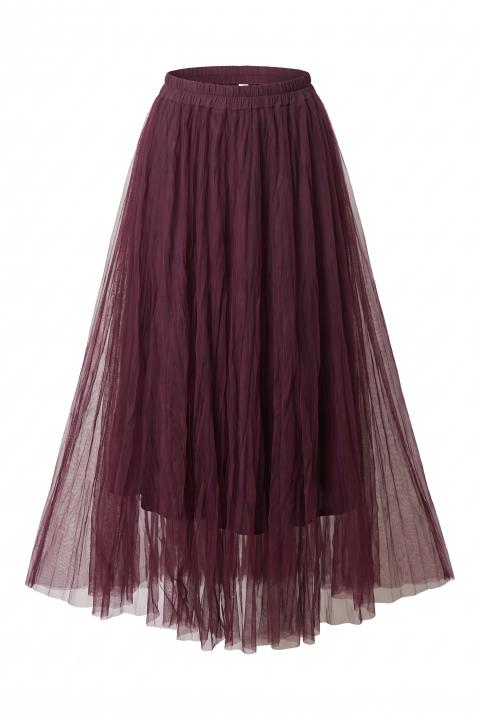 Gonna tulle burgundy - Autunno - Inverno 2027 | Brend