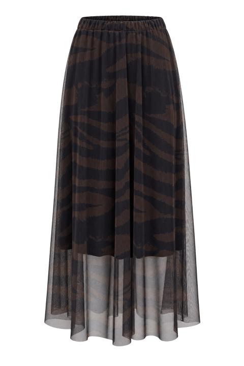 Gonna tulle fantasia zebrato moro - Autunno - Inverno 2027 | Brend