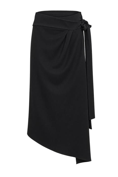 Gonna portafoglio asimmetrica nero - Autunno - Inverno 2027 | Brend