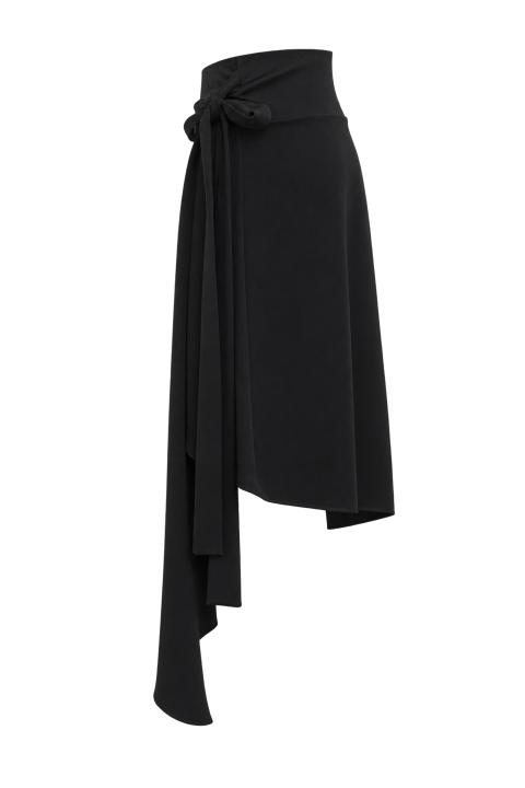 Gonna portafoglio asimmetrica nero - Autunno - Inverno 2027 | Brend