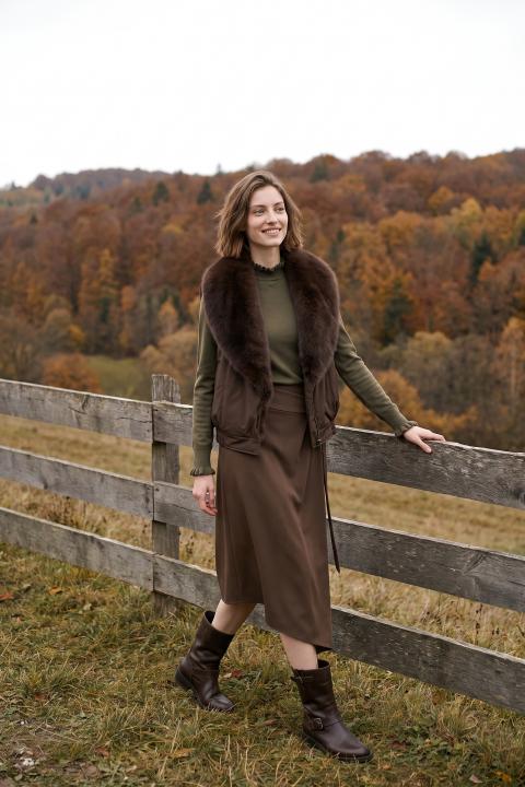 Gonna portafoglio asimmetrica vision - Autunno - Inverno 2027 | Brend