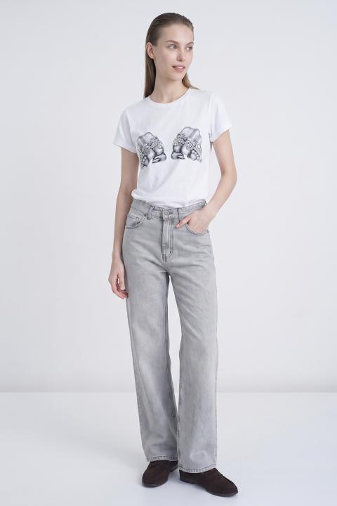 Jeans palazzo grigio chiaro - Autunno - Inverno 2027 | Brend