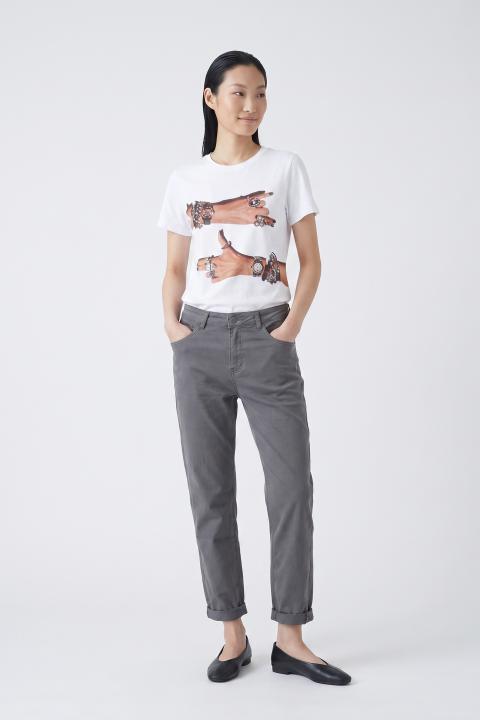 Jeans baggy risvoltino grigio scuro - Autunno - Inverno 2027 | Brend