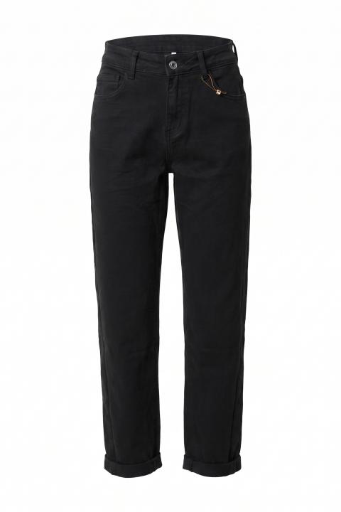Jeans baggy risvoltino nero - Autunno - Inverno 2027 | Brend