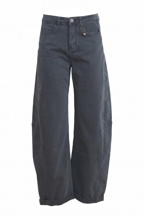 Jeans balloon risvoltino grigio scuro - Autunno - Inverno 2027 | Brend