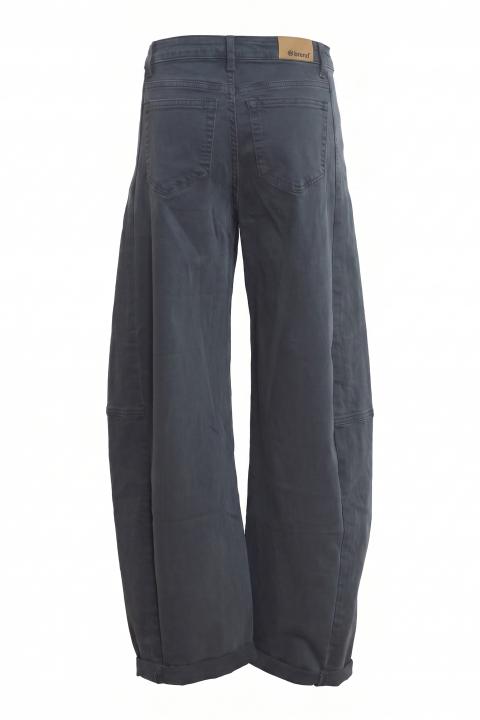 Jeans balloon risvoltino grigio scuro - Autunno - Inverno 2027 | Brend
