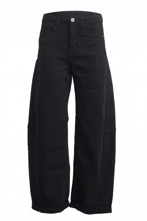 Jeans balloon risvoltino nero - Autunno - Inverno 2027 | Brend