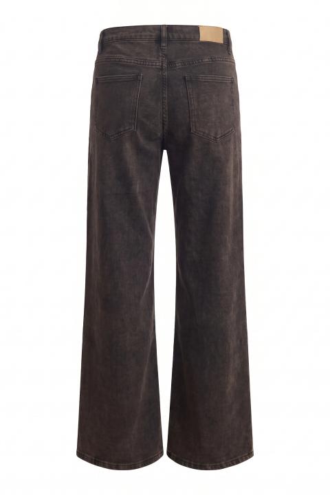 Jeans doppio wide-leg moro delavato - Autunno - Inverno 2027 | Brend