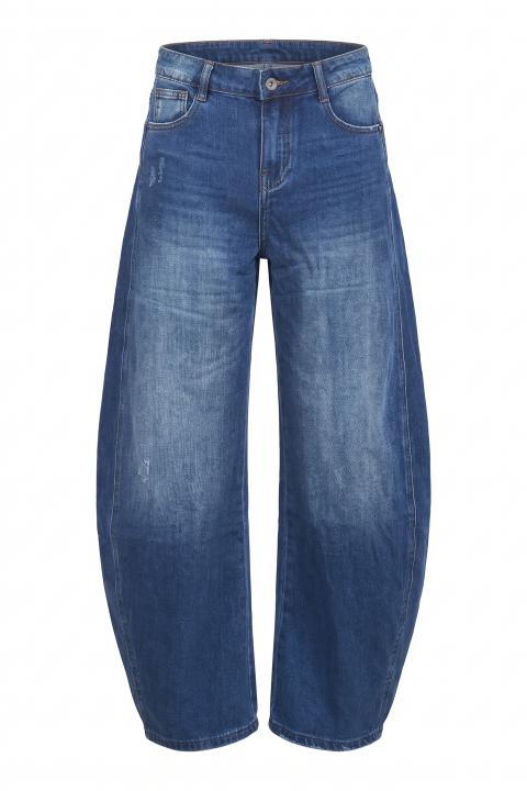 Jeans barrel denim delavato - Autunno - Inverno 2027 | Brend