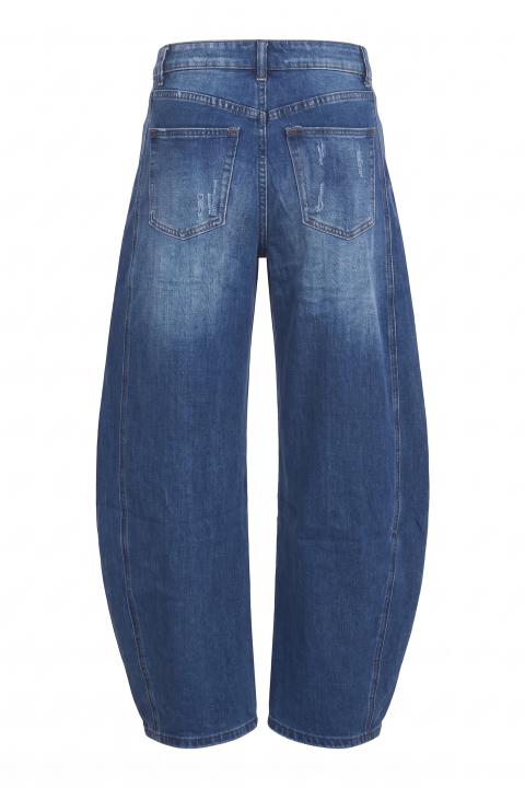 Jeans barrel denim delavato - Autunno - Inverno 2027 | Brend