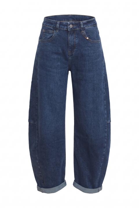Jeans balloon risvoltino denim scuro - Autunno - Inverno 2027 | Brend