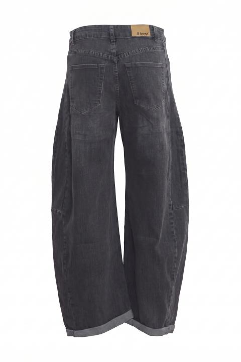 Jeans balloon risvoltino grigio scuro - Autunno - Inverno 2027 | Brend