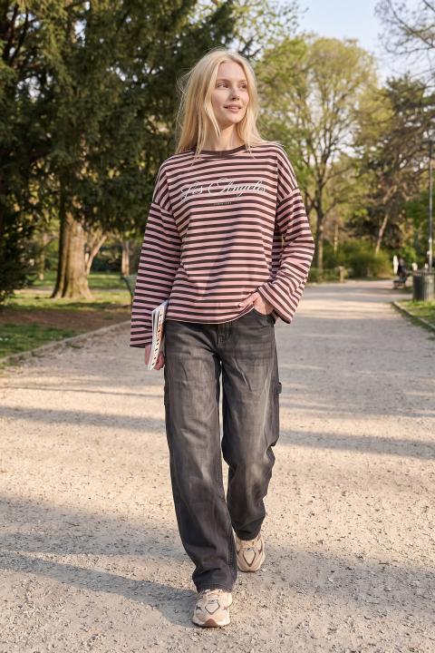 Jeans gamba dritta delavato grigio - Autunno - Inverno 2027 | Brend