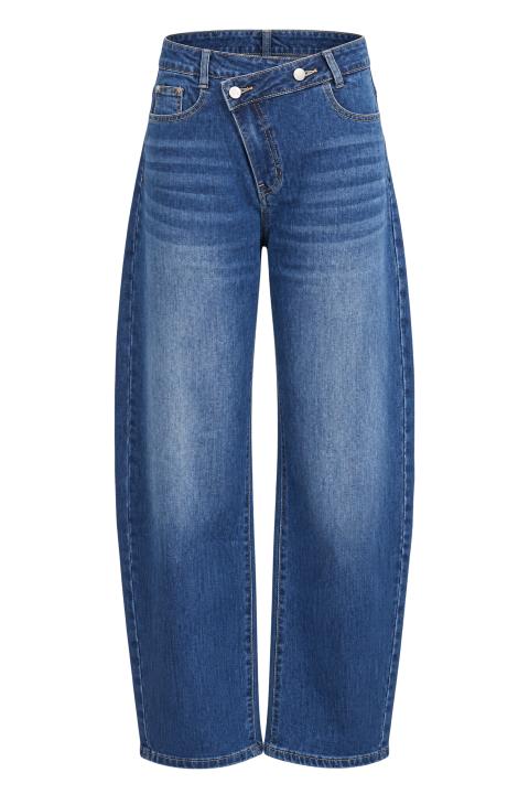 Jeans vita incrcoiata denim delavato - Autunno - Inverno 2027 | Brend