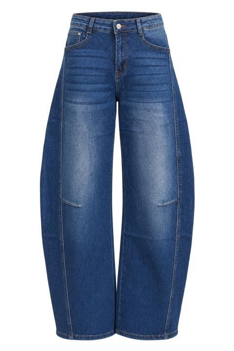 Jeans barrel London denim medio - Autunno - Inverno 2027 | Brend