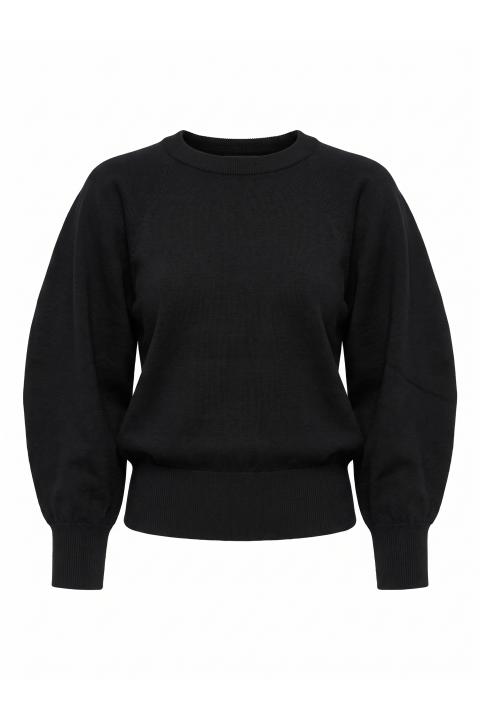 Maglia paricollo raglan nero - Autunno - Inverno 2027 | Brend