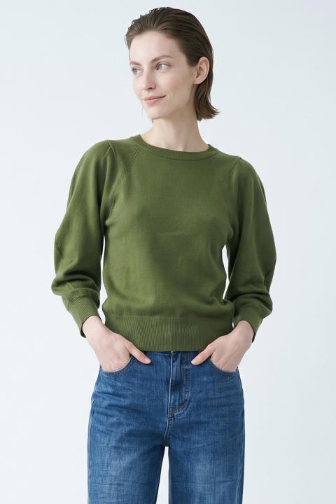 Maglia paricollo raglan olio - Autunno - Inverno 2027 | Brend