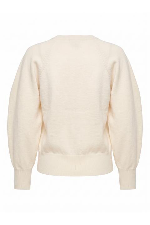 Maglia paricollo raglan panna - Autunno - Inverno 2027 | Brend