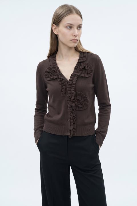 Cardigan rouches moro - Autunno - Inverno 2027 | Brend