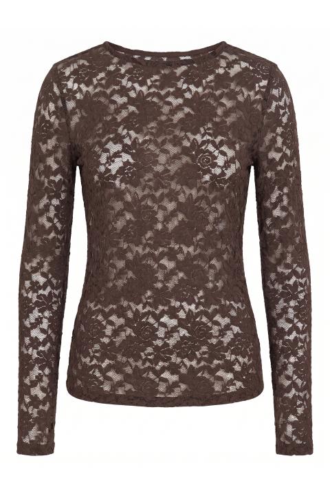 Maglia scollo barca pizzo moro - Autunno - Inverno 2027 | Brend