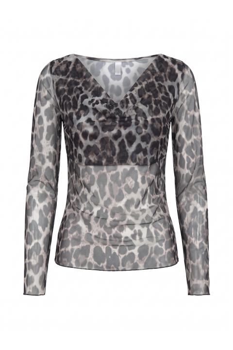Maglia tulle fantasia animalier - Autunno - Inverno 2027 | Brend