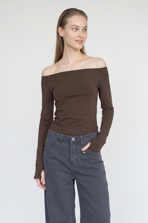 Maglia barca thumbholes moro - Autunno - Inverno 2027 | Brend